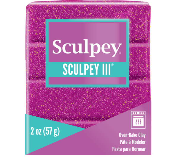 Sculpey III 57 g violet glitter